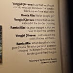 Dialogi rajavalvonnasta Tiranan bunkkerimuseossa