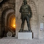 Patsas Gjirokasterin linnassa